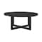 Armen Living Felicia and Argiope 3 Piece Patio Outdoor Swivel Seating Set in Black Aluminum 840254332621 - alternate 9